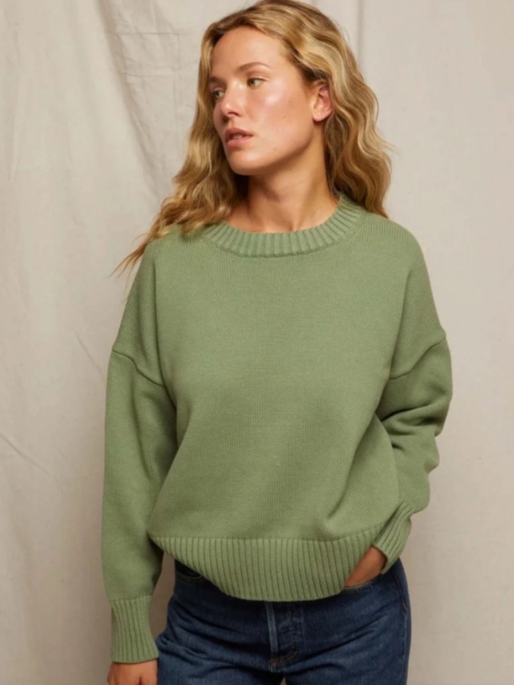 Perfectwhitetee - Janet Cotton Knit Sweater